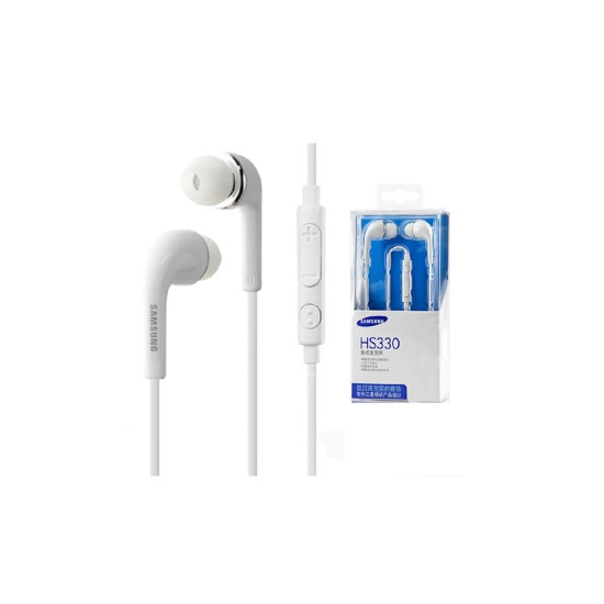 SAMSUNG EAR PHONES WITH MIC HS330 WHITE